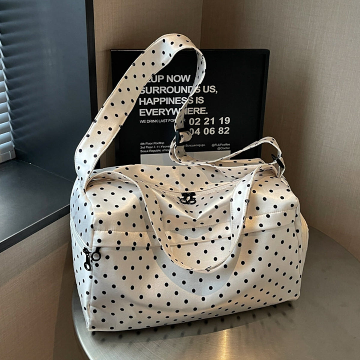 Polka Dot Sports and Travel Bag