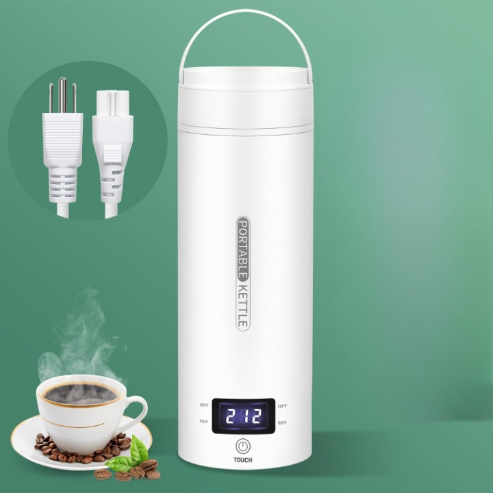 Portable Electric Travel Kettle with LCD Display and Auto Shut-Off