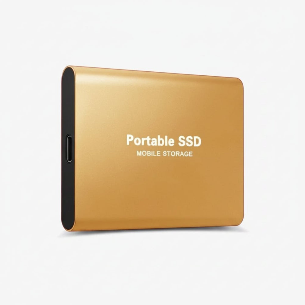 Portable External SSD with Fast USB 3.1 Transfer – Compact Storage for Backups