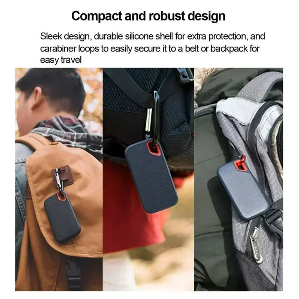 Portable External SSD with High-Speed Data Transfer and Shockproof Storage