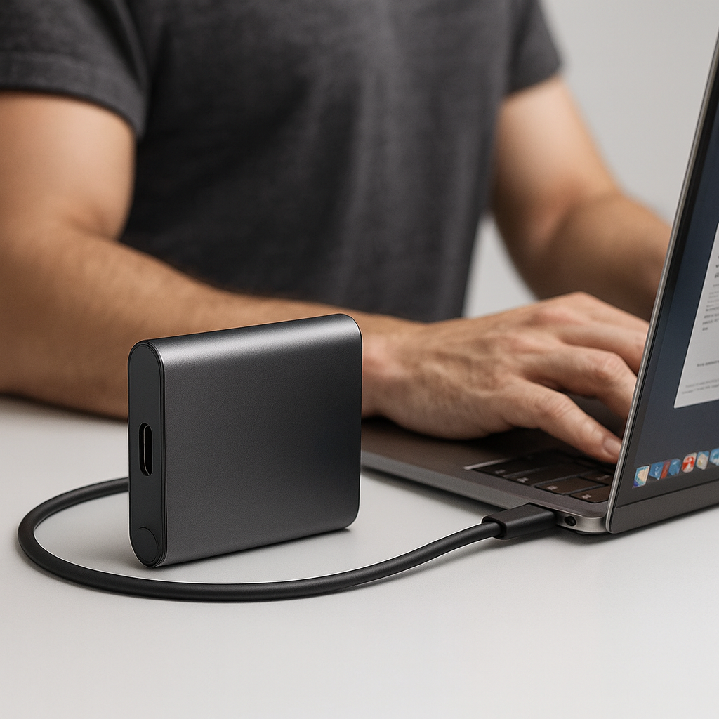 Portable External USB-C Solid State Drive (SSD)