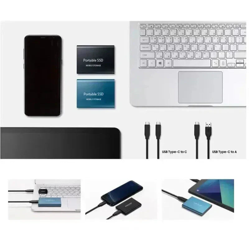 Portable External USB-C Solid State Drive (SSD)