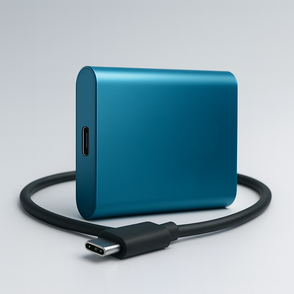Portable External USB-C Solid State Drive (SSD)
