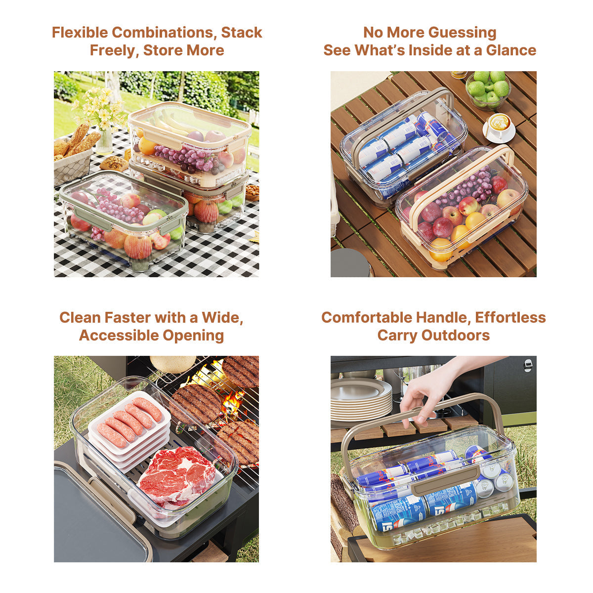 Portable Leakproof Food Storage Container