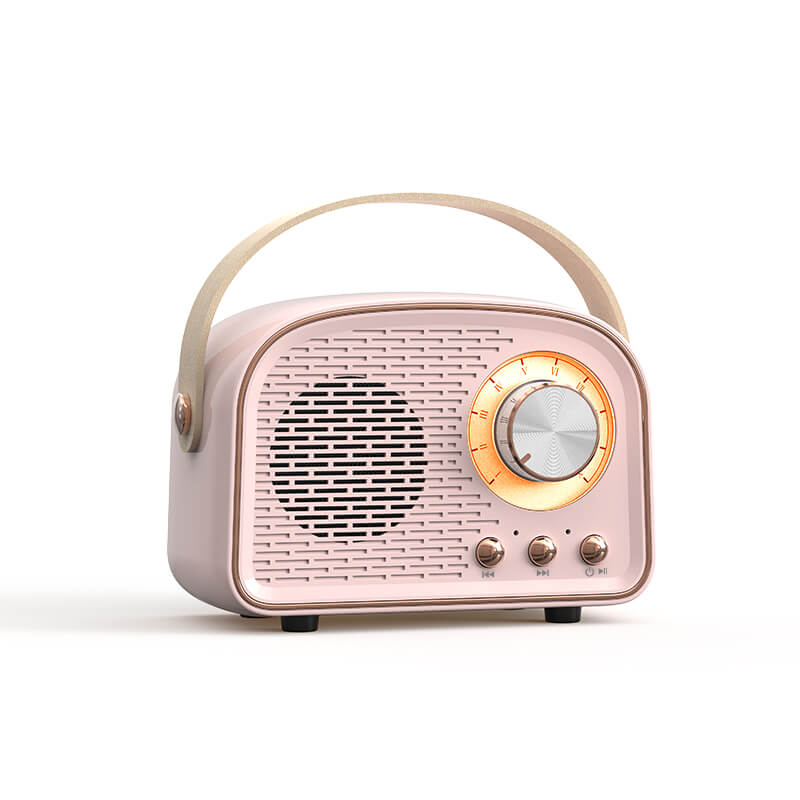 Portable Retro Bluetooth Speaker with High-Quality Sound and Long Battery Life – Compact and Stylish Design