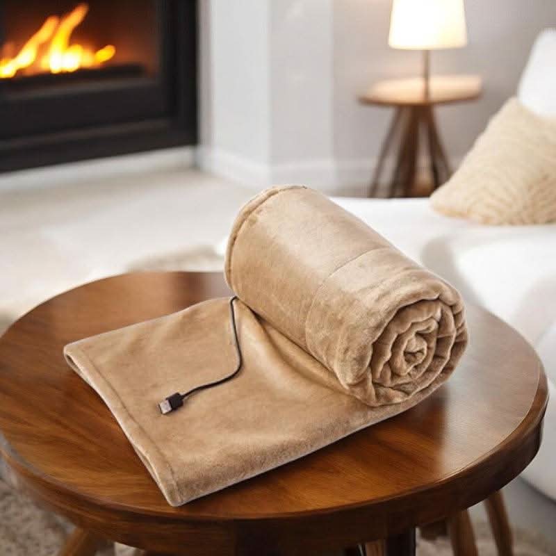Portable USB Electric Heated Blanket with 3 Heat Settings
