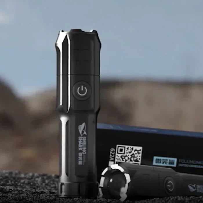 Powerful Rechargeable LED Flashlight – 10,000 Lumens for Camping and Emergencies