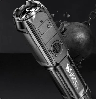 Powerful Rechargeable LED Flashlight – 10,000 Lumens for Camping and Emergencies