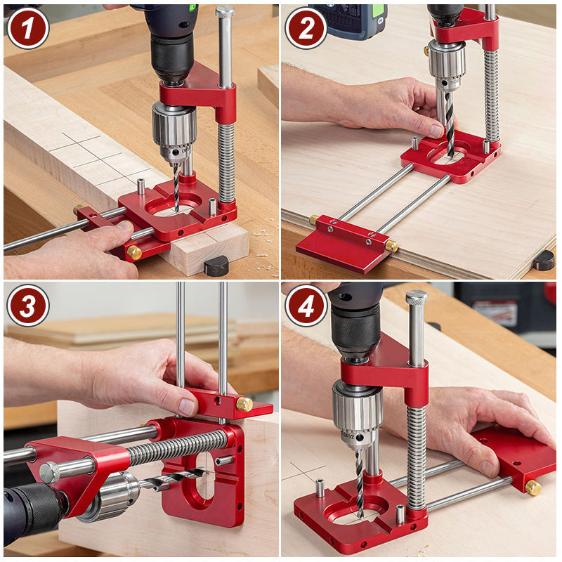 Precision Woodworking Drilling Locator & Positioning Tool
