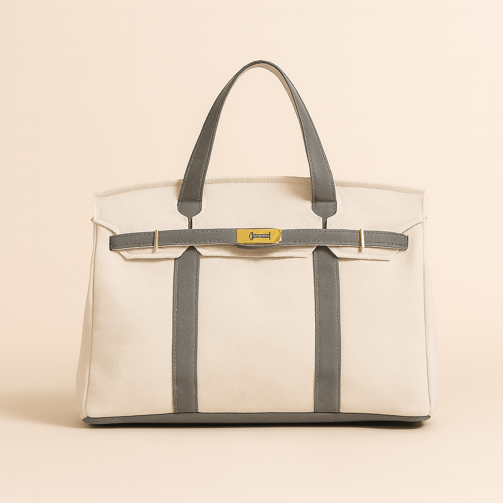 Premium Tote Bag with Reinforced Hardware Details