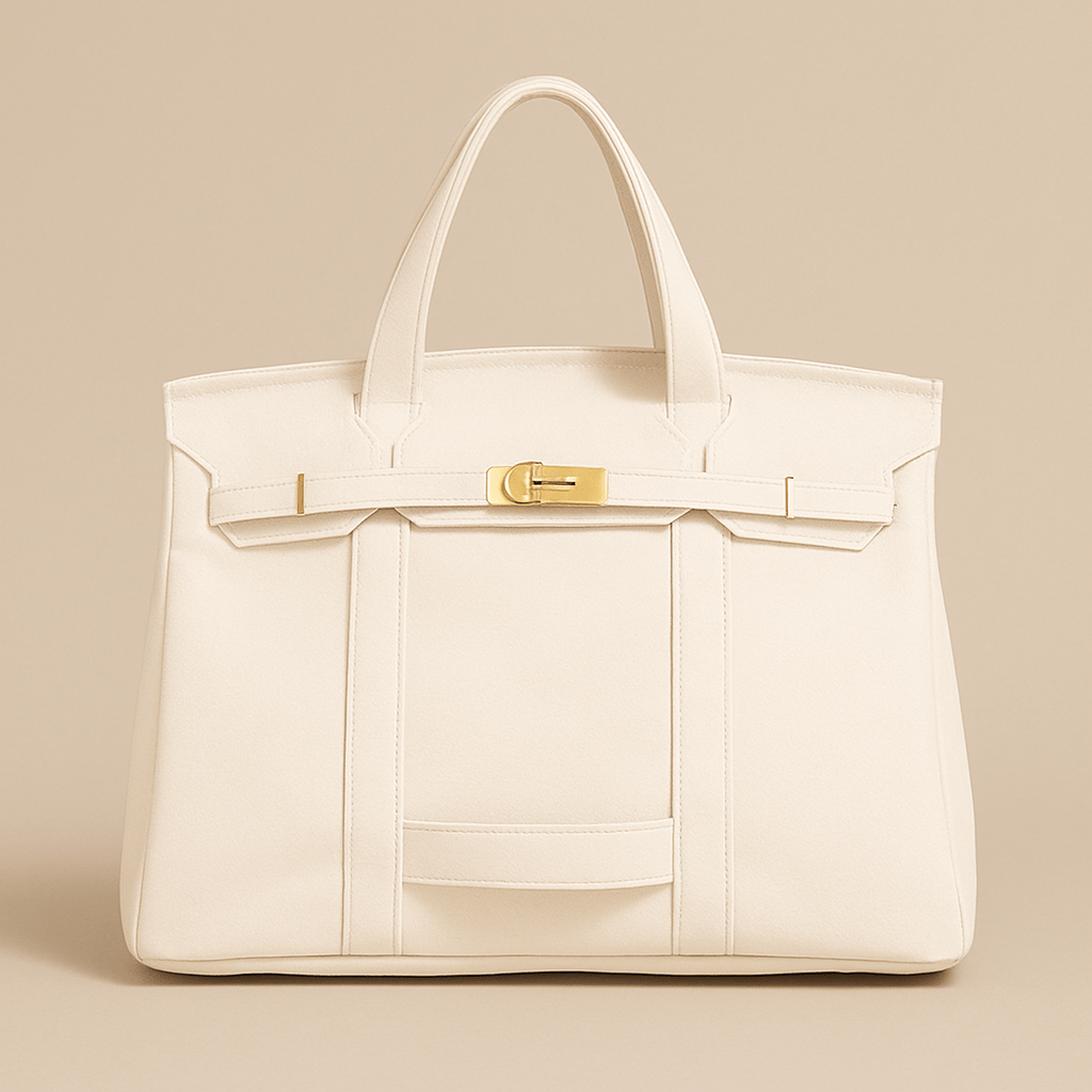 Premium Tote Bag with Reinforced Hardware Details