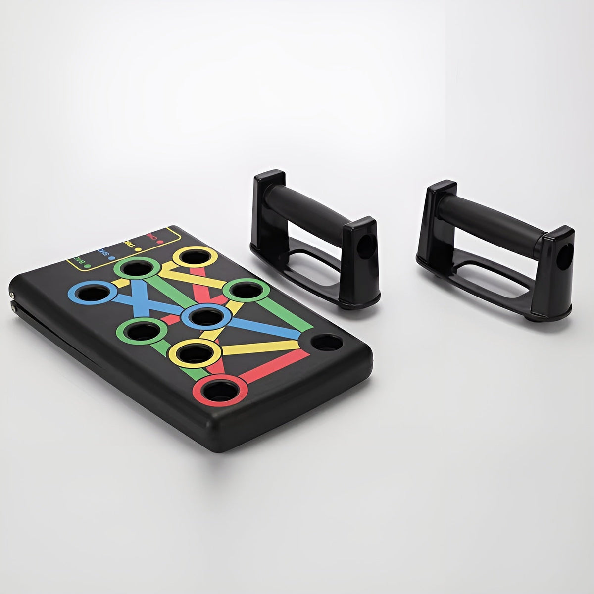 Professional Color-Coded Foldable Push-Up Board for Targeted Muscle Training