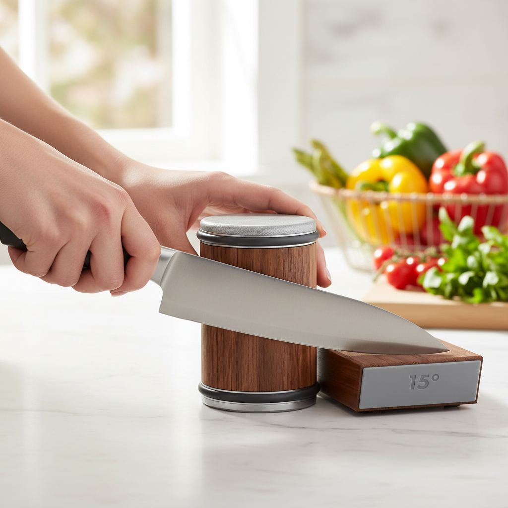 Professional Diamond-Coated Rolling Knife Sharpener