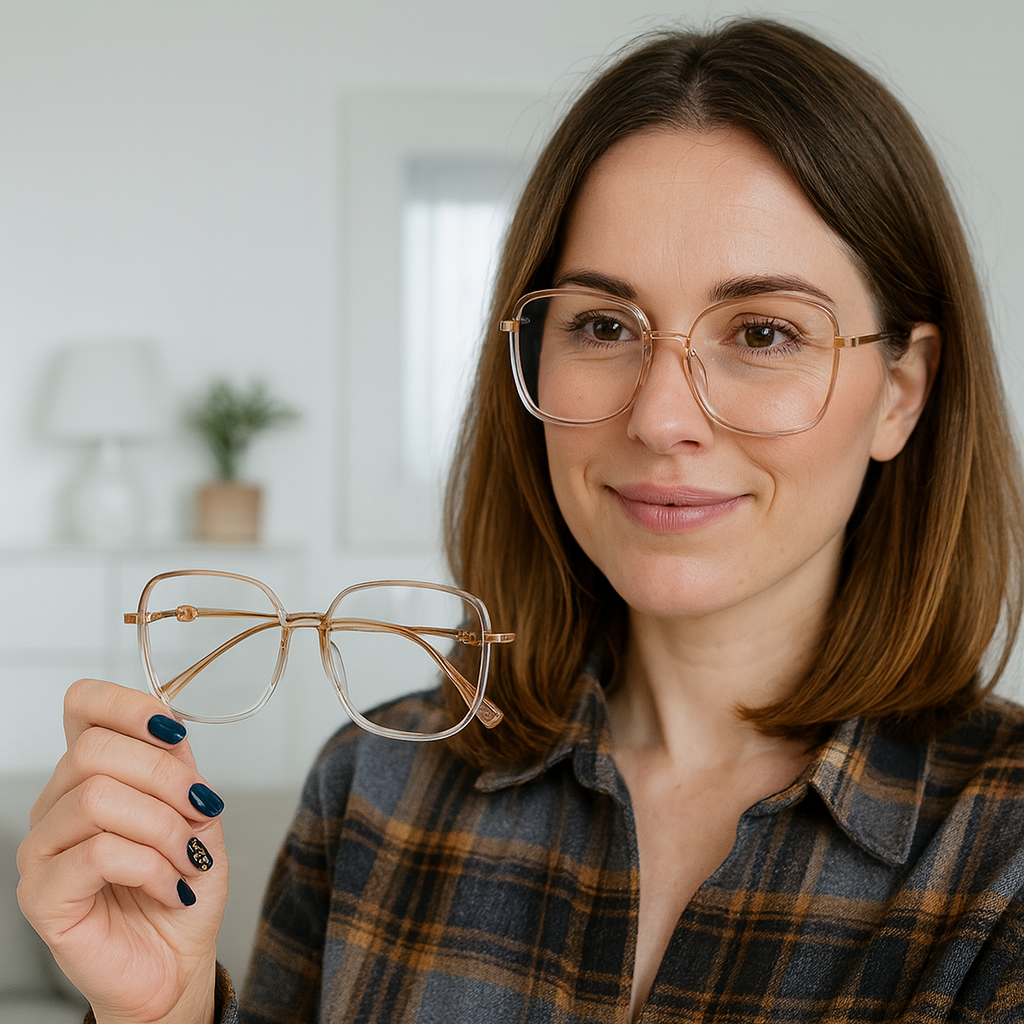 Progressive Reading Glasses with Blue Light Protection and Lightweight Frames