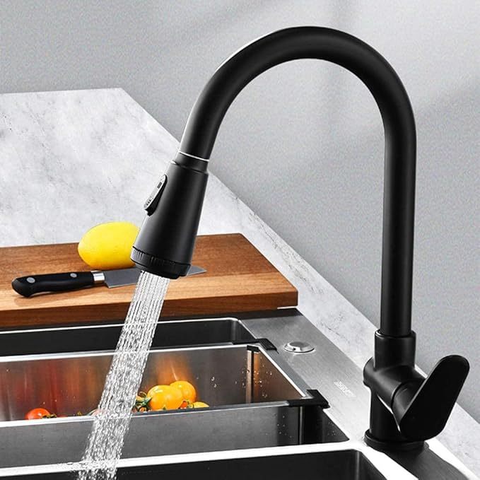 Pull-Out Kitchen Tap with Modern Functionality