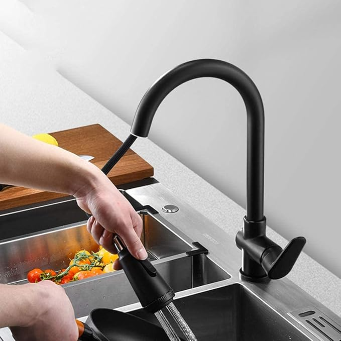 Pull-Out Kitchen Tap with Modern Functionality