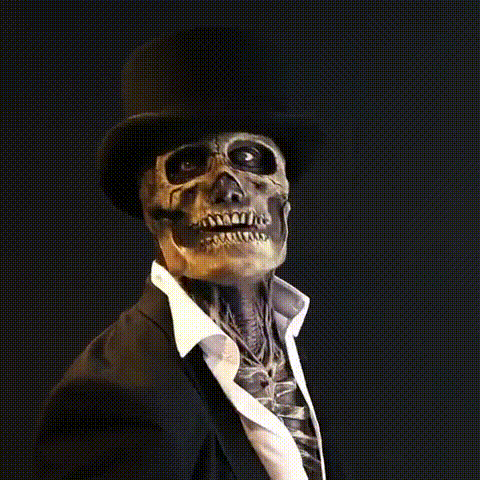 Realistic Scary Skeleton Halloween Costume Mask
