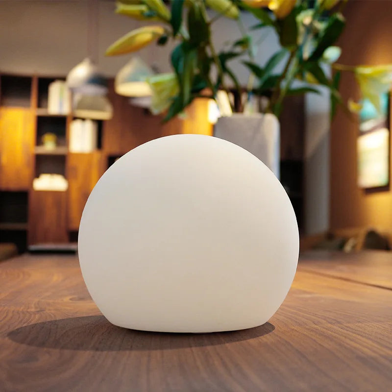 Rechargeable Cordless Spherical LED Ambient Table Lamp