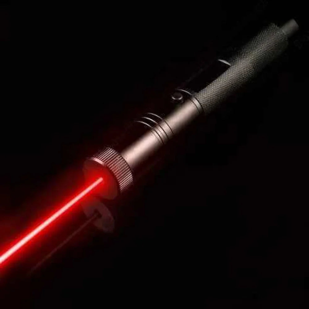 Rechargeable Laser Pointer with Adjustable Focus and Safety Lock – Long Range, USB Charging, Multiple Colors