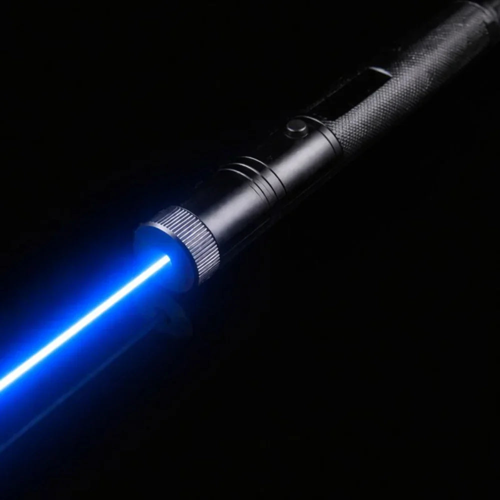 Rechargeable Laser Pointer with Adjustable Focus and Safety Lock – Long Range, USB Charging, Multiple Colors