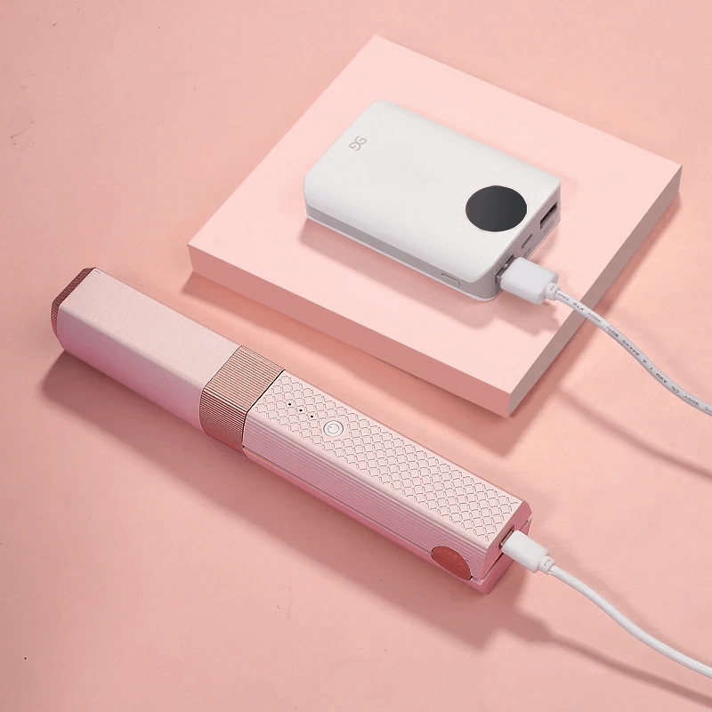 Rechargeable Mini Hair Straightener and Curler