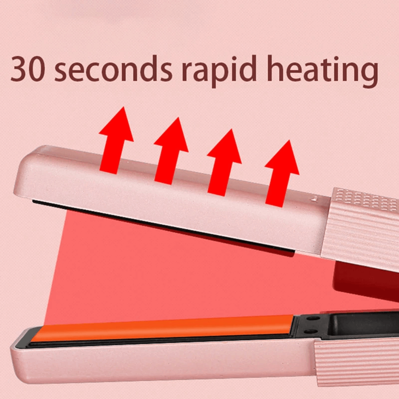 Rechargeable Mini Hair Straightener and Curler
