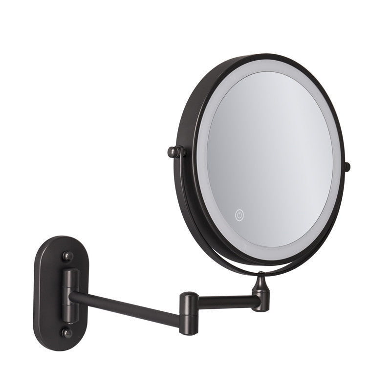 Rechargeable Wall-Mounted Shaving Mirror with LED Lights