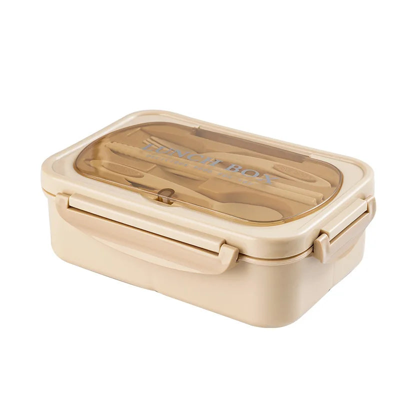 Rectangular Bento Meal Prep Box with Compartments