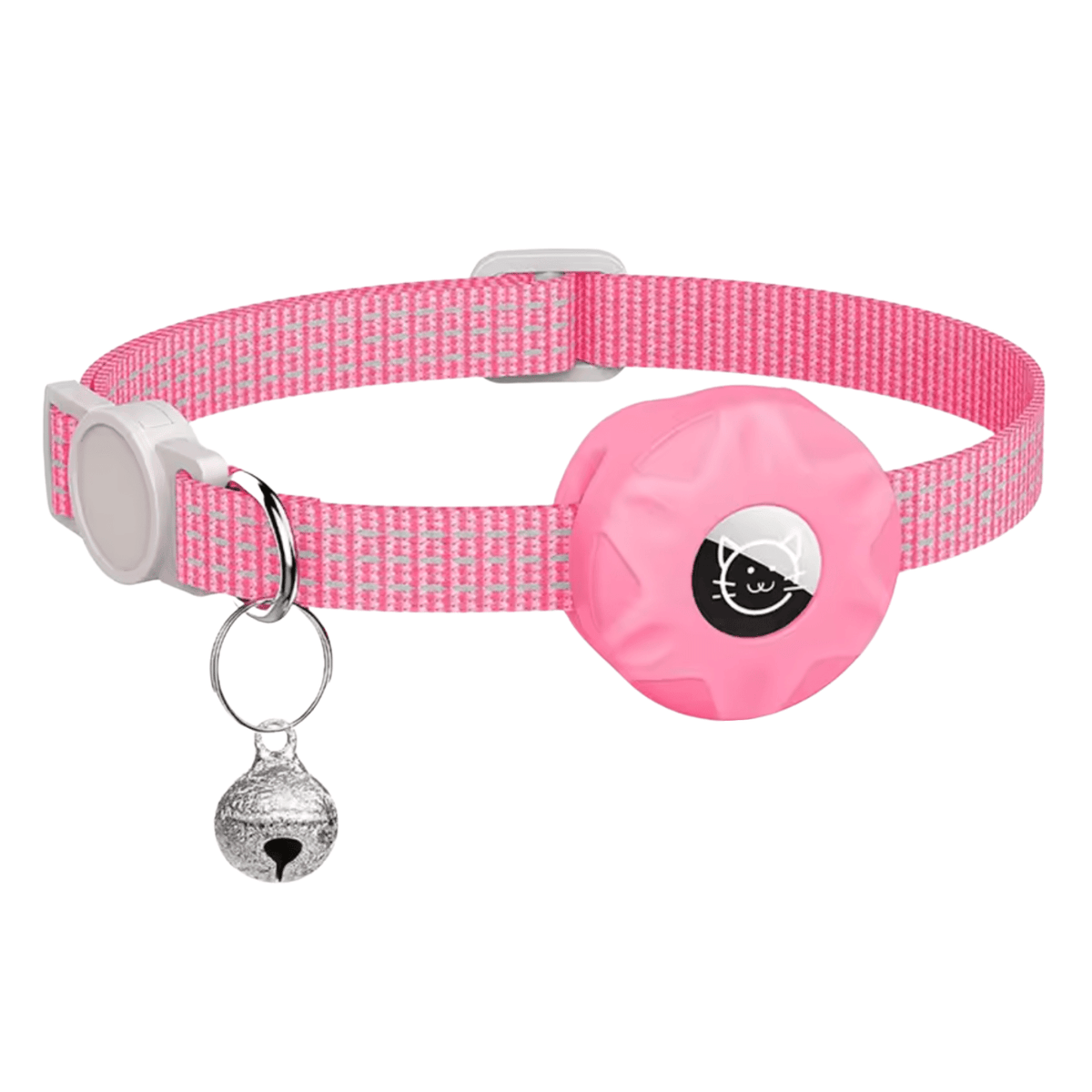 Reflective Cat Collar with Bluetooth Tracker for Increased Safety