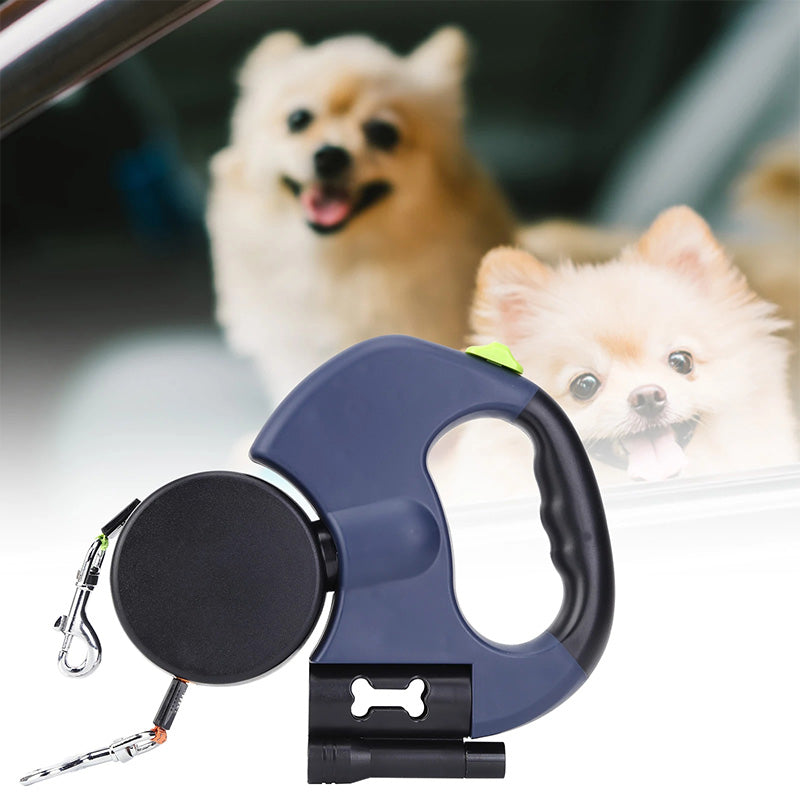 Retractable Double Pet Leash