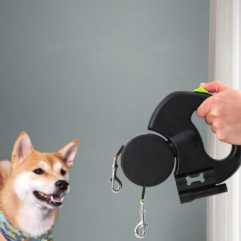 Retractable Double Pet Leash