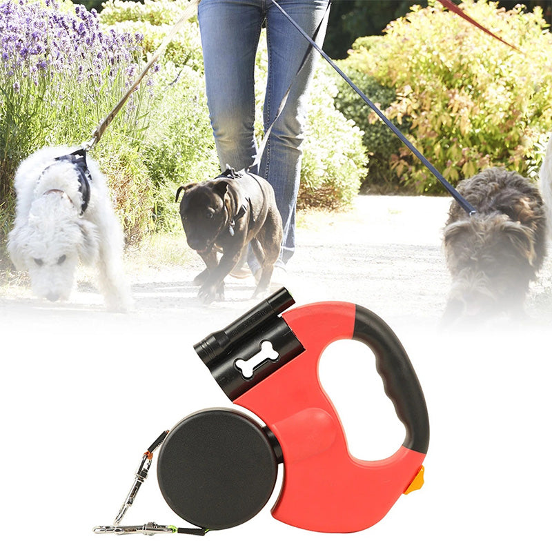 Retractable Double Pet Leash