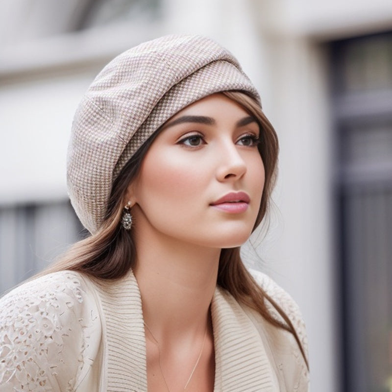 Retro Beret – Stylish Winter Hat for Cold Days
