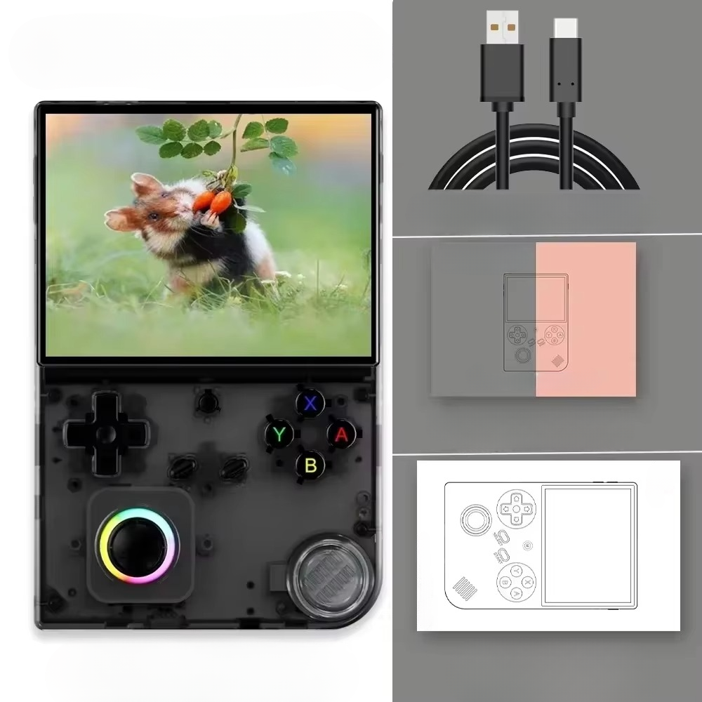 Retro Handheld Gaming Console with 4-Inch IPS Screen & WiFi