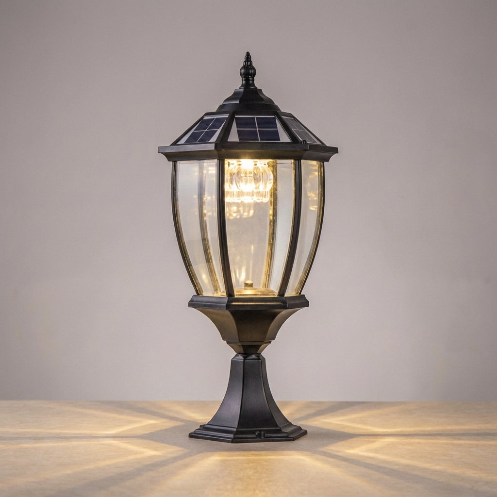 Retro Hexagonal Outdoor Lantern