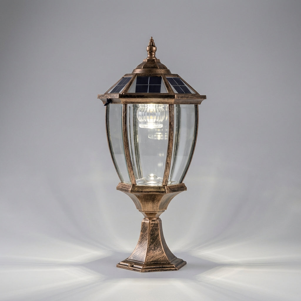 Retro Hexagonal Outdoor Lantern