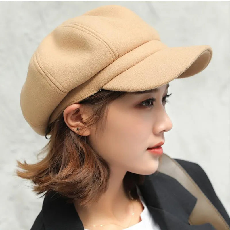 Retro Newsboy Cap
