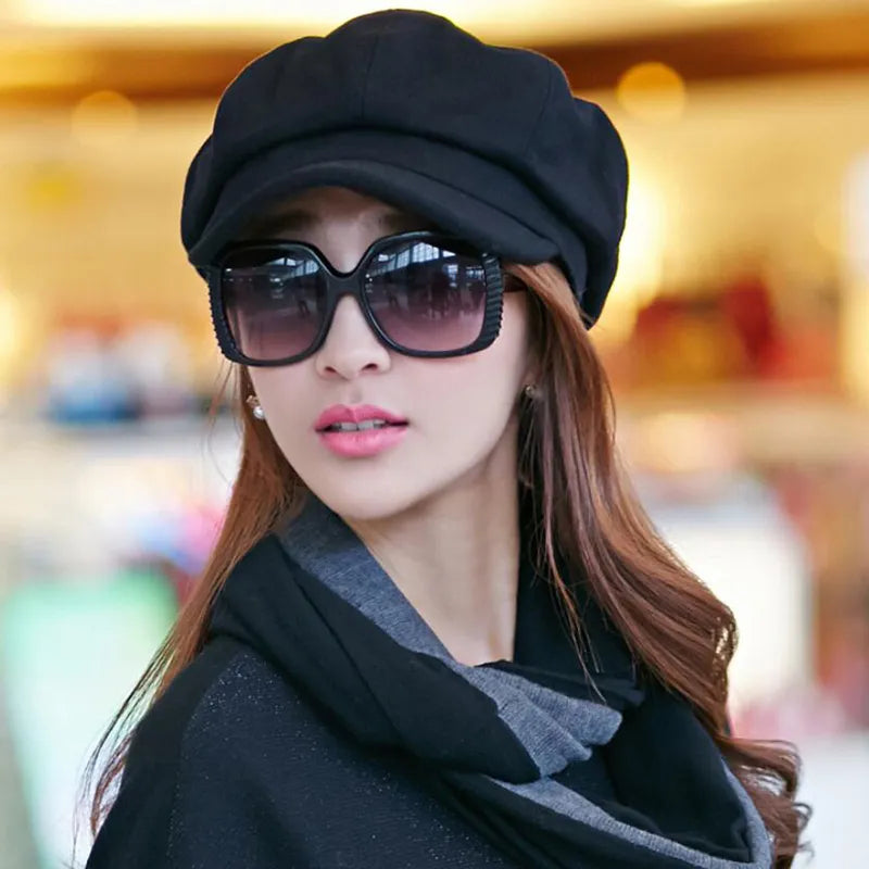 Retro Newsboy Cap