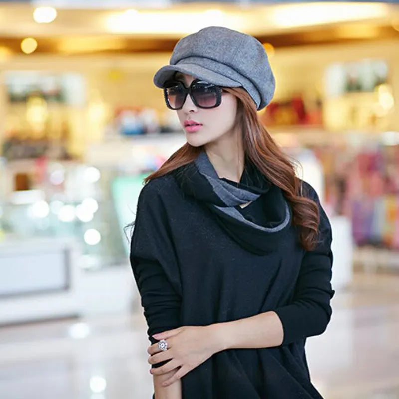 Retro Newsboy Cap