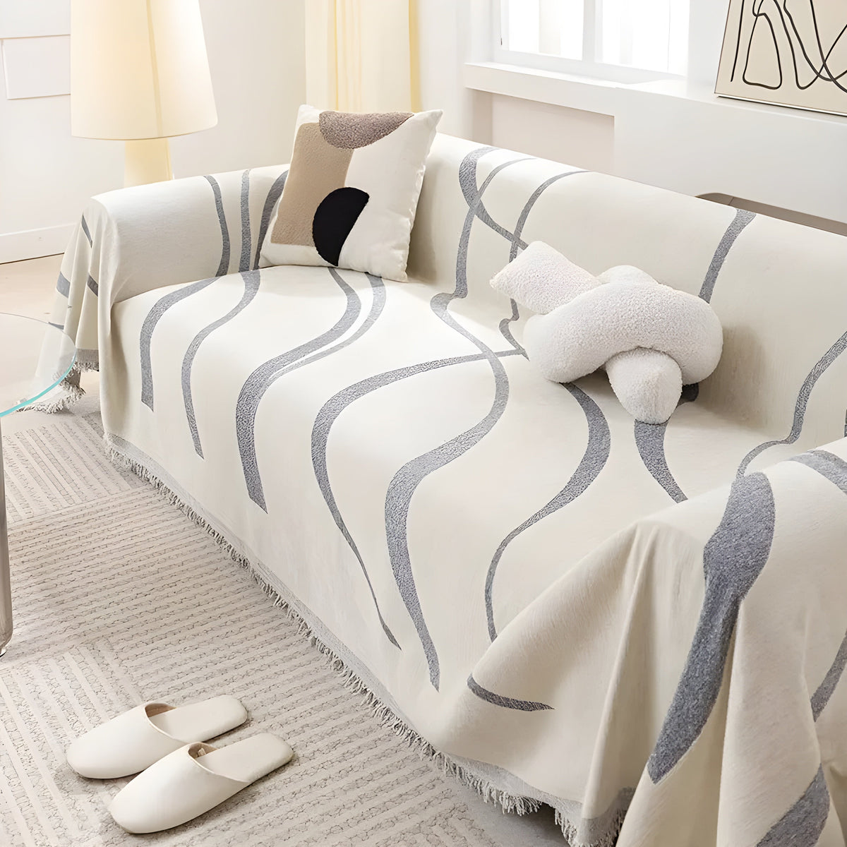 Reversible Sofa Throw - LuxeFlip