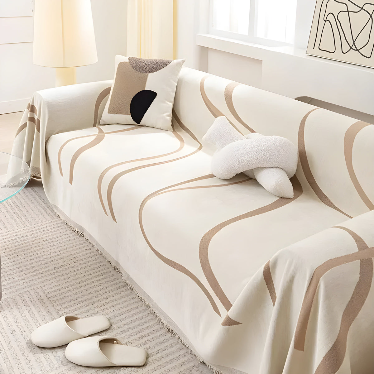 Reversible Sofa Throw - LuxeFlip