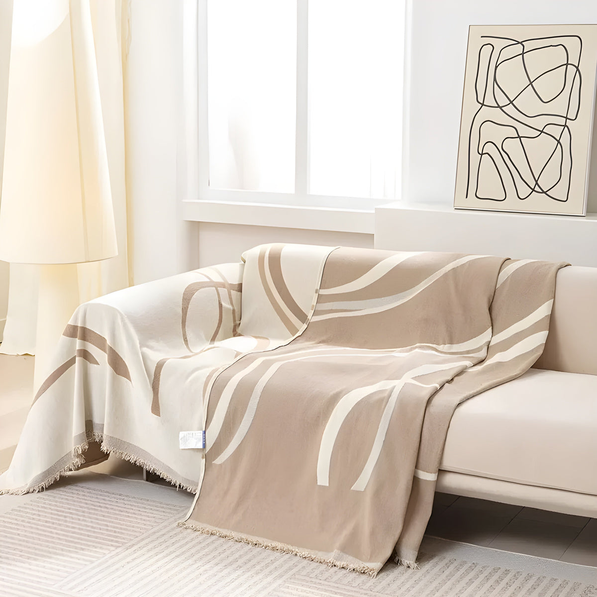 Reversible Sofa Throw - LuxeFlip