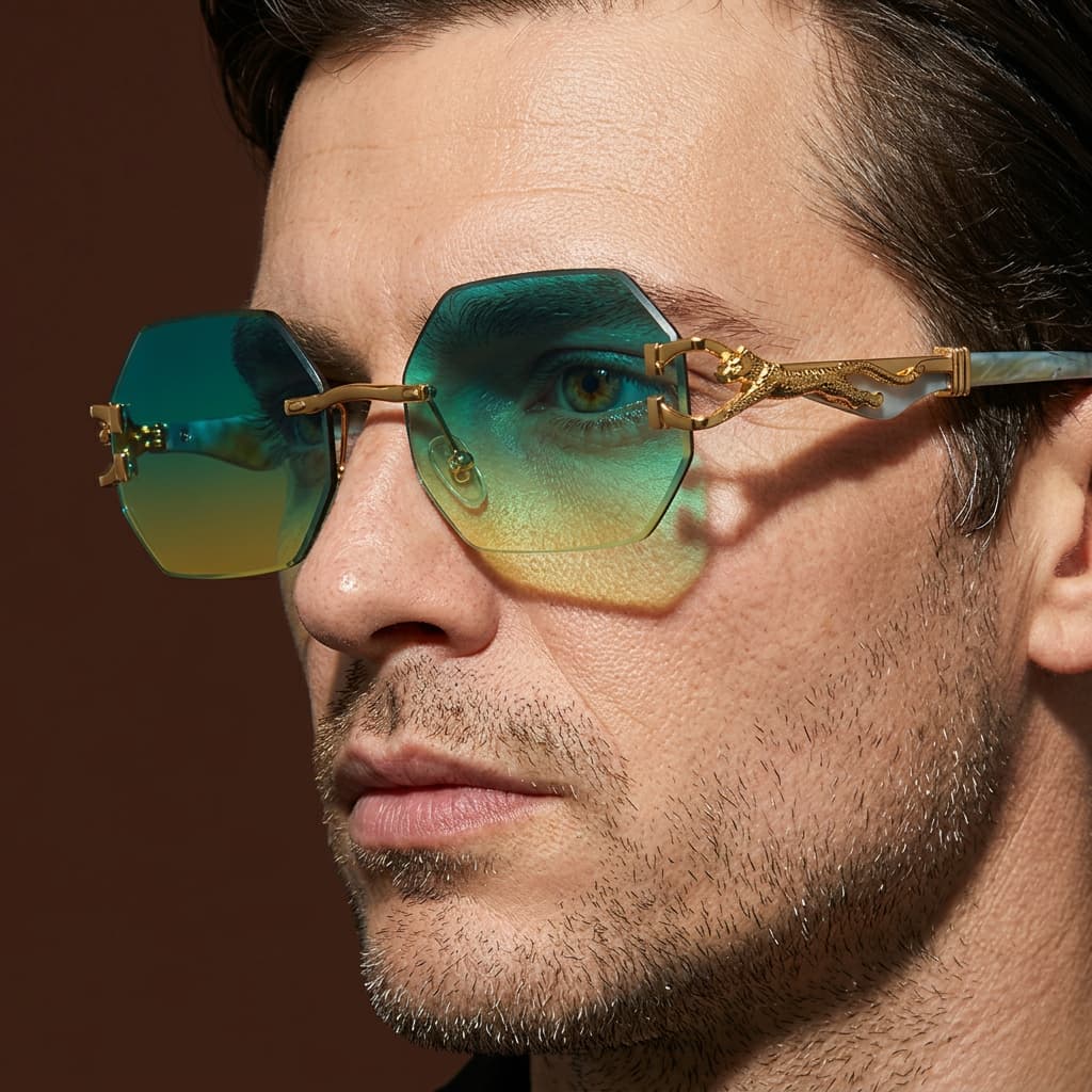 Rimless Sunglasses