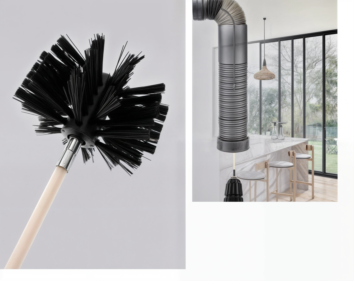 Rotary Internal Pipe Cleaning Brush