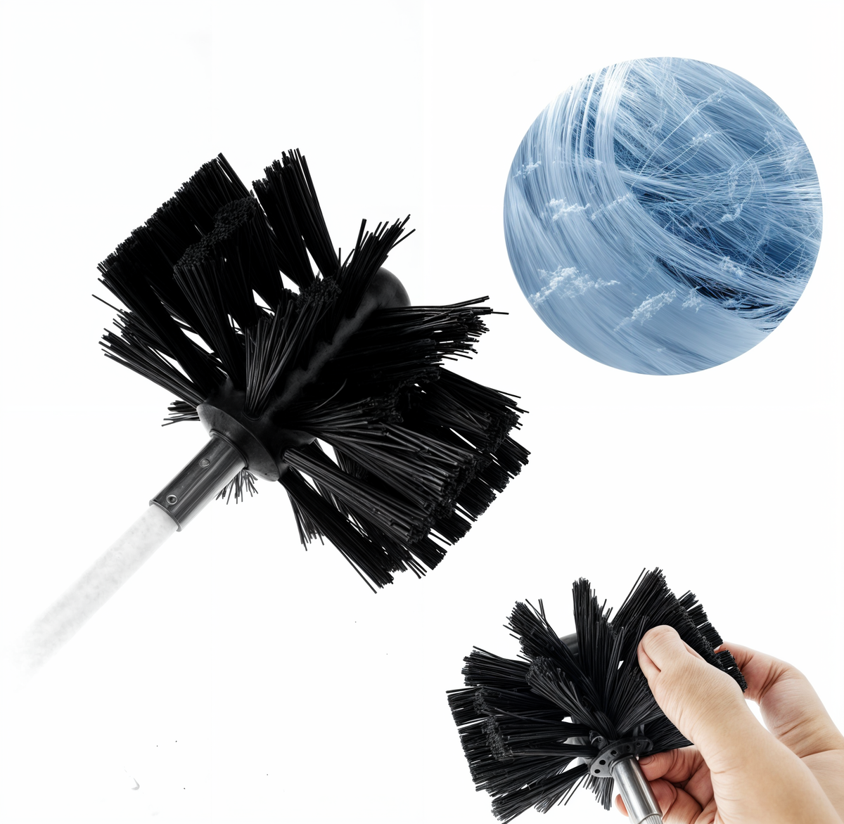 Rotary Internal Pipe Cleaning Brush
