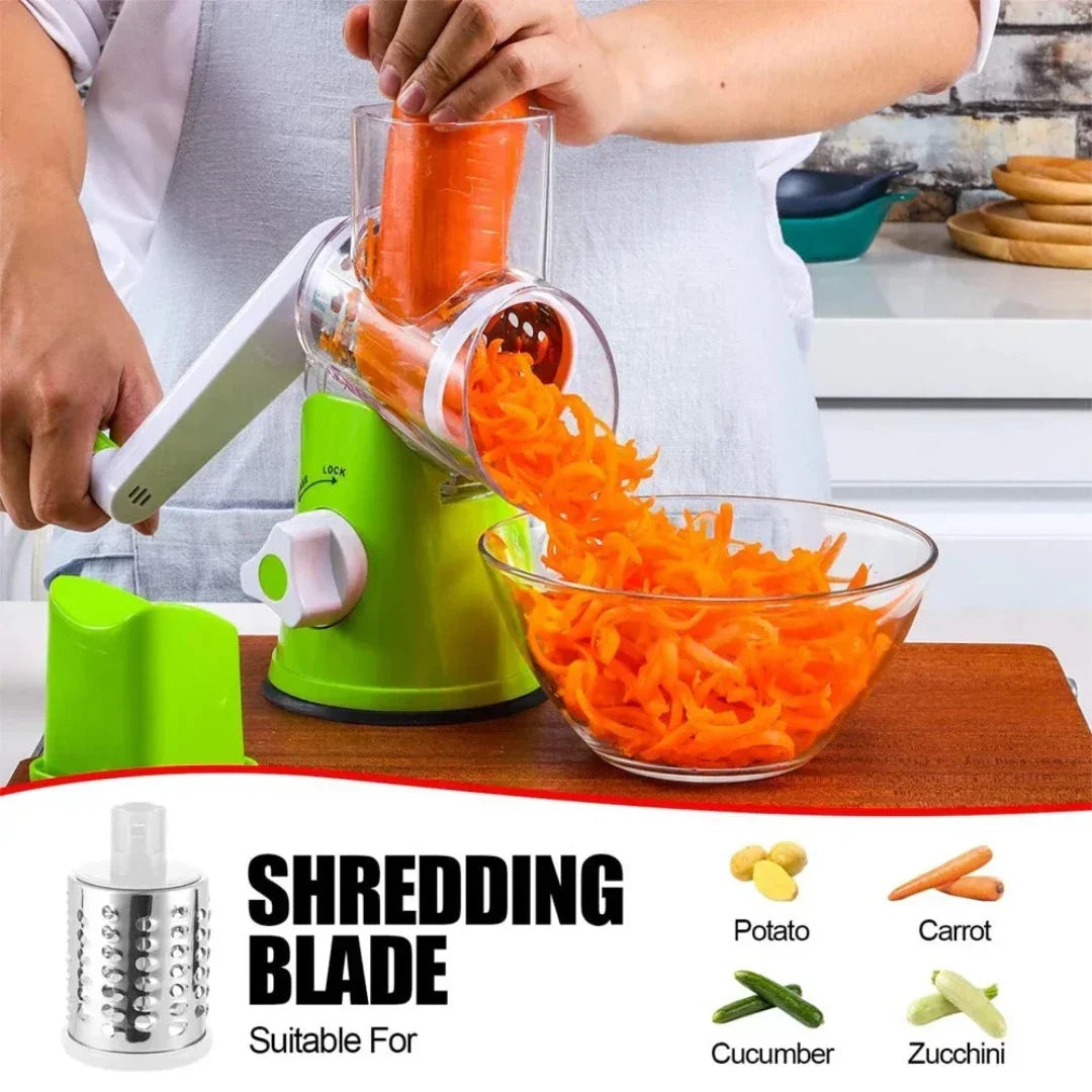 Rotary Vegetable Cutter and Slicer
