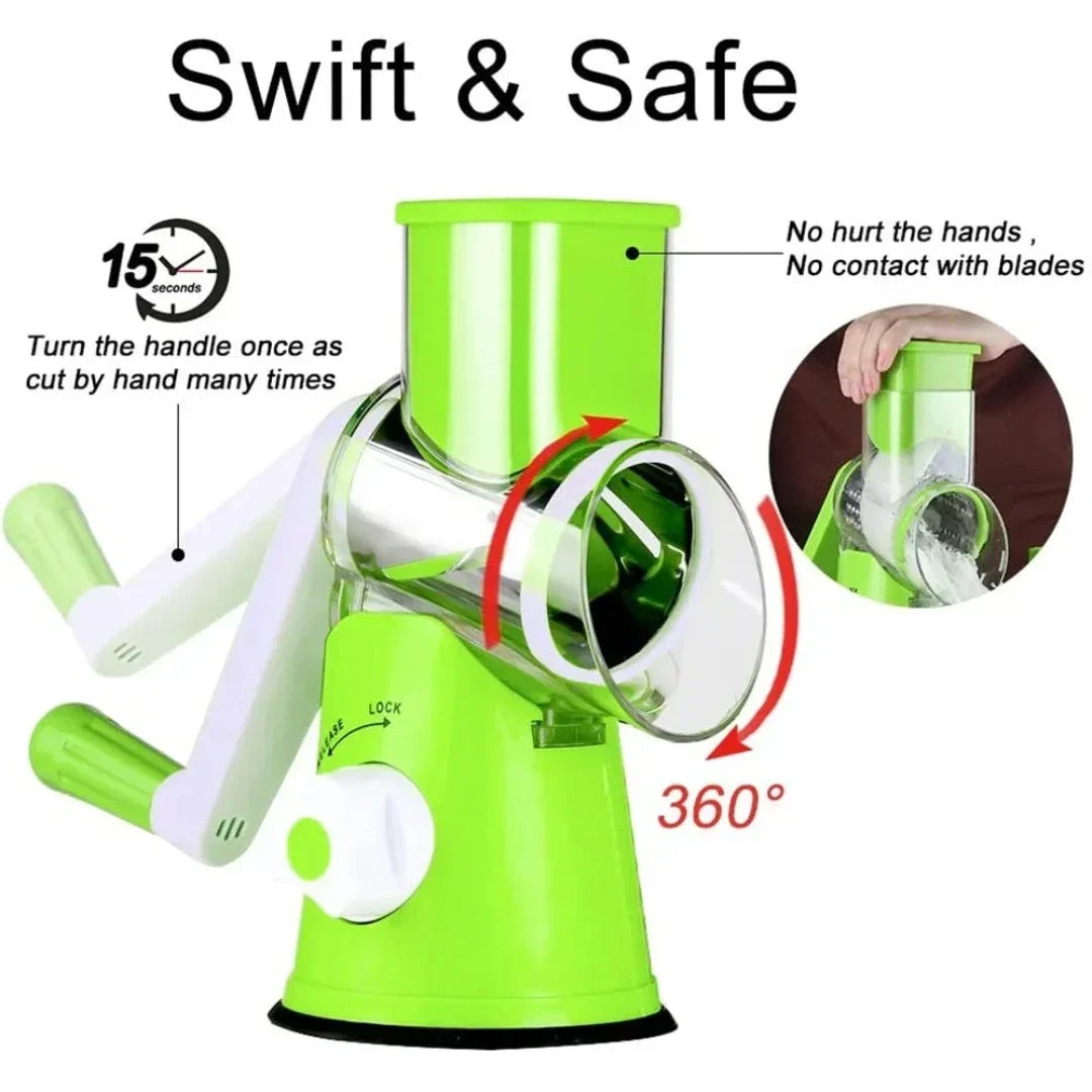 Rotary Vegetable Cutter and Slicer