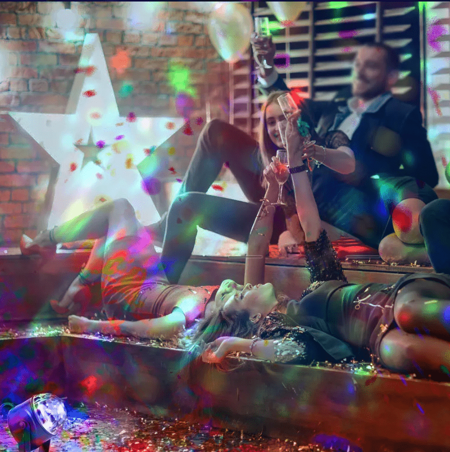 Rotating LED Disco Ball with Remote Control
