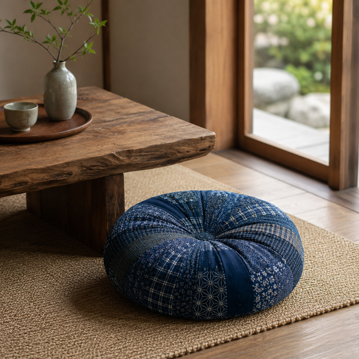 Round Floor Meditation Cushion