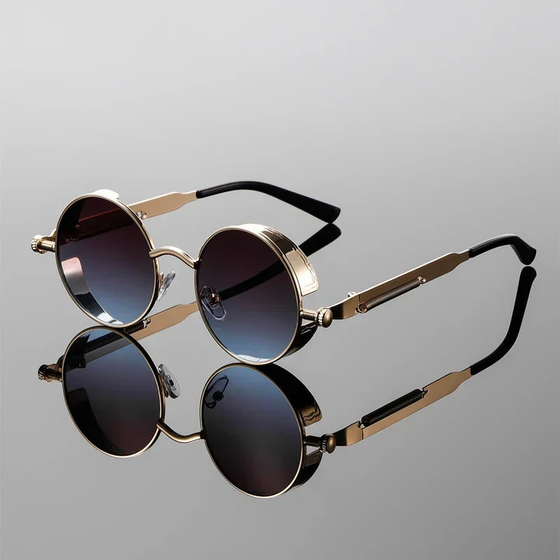 Round Steampunk Sunglasses